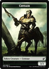 Centaur // Egg Double-Sided Token [Commander 2019 Tokens] | Yard's Games Ltd
