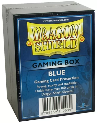Dragon Shield: Strongbox - Blue (Gaming Box) | Yard's Games Ltd