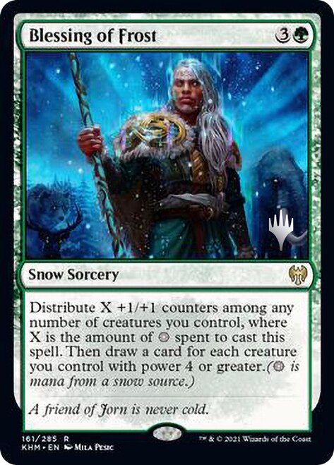 Blessing of Frost (Promo Pack) [Kaldheim Promos] | Yard's Games Ltd