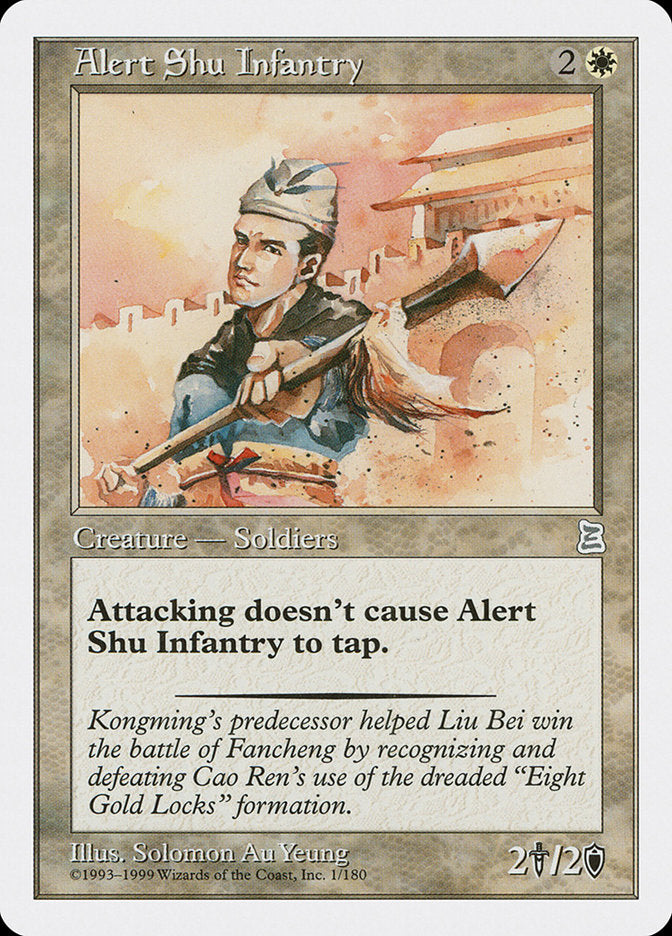Alert Shu Infantry [Portal Three Kingdoms] | Yard's Games Ltd