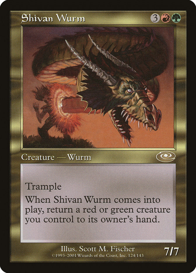 Shivan Wurm [Planeshift] | Yard's Games Ltd