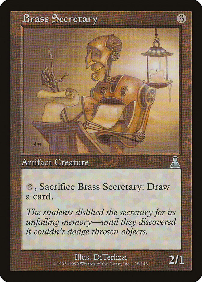 Brass Secretary [Urza's Destiny] | Yard's Games Ltd