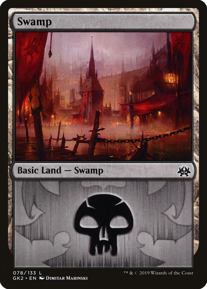 Swamp (78) [Ravnica Allegiance Guild Kit] | Yard's Games Ltd
