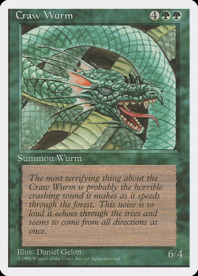 Craw Wurm [Fourth Edition] | Yard's Games Ltd