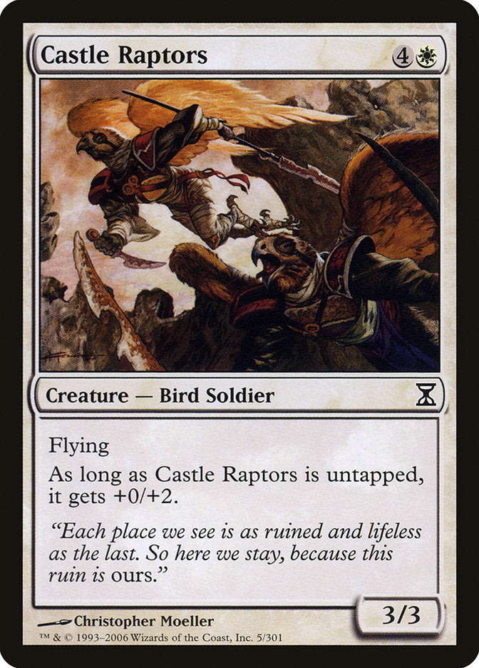 Castle Raptors [Time Spiral] | Yard's Games Ltd