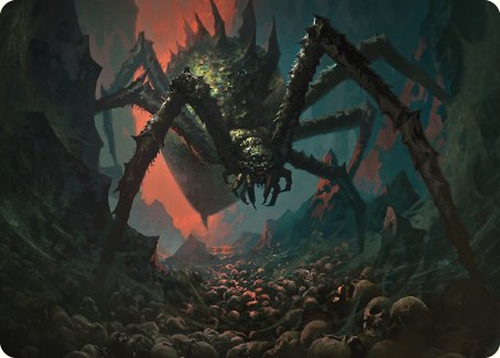 Shelob, Child of Ungoliant Art Card [The Lord of the Rings: Tales of Middle-earth Art Series] | Yard's Games Ltd