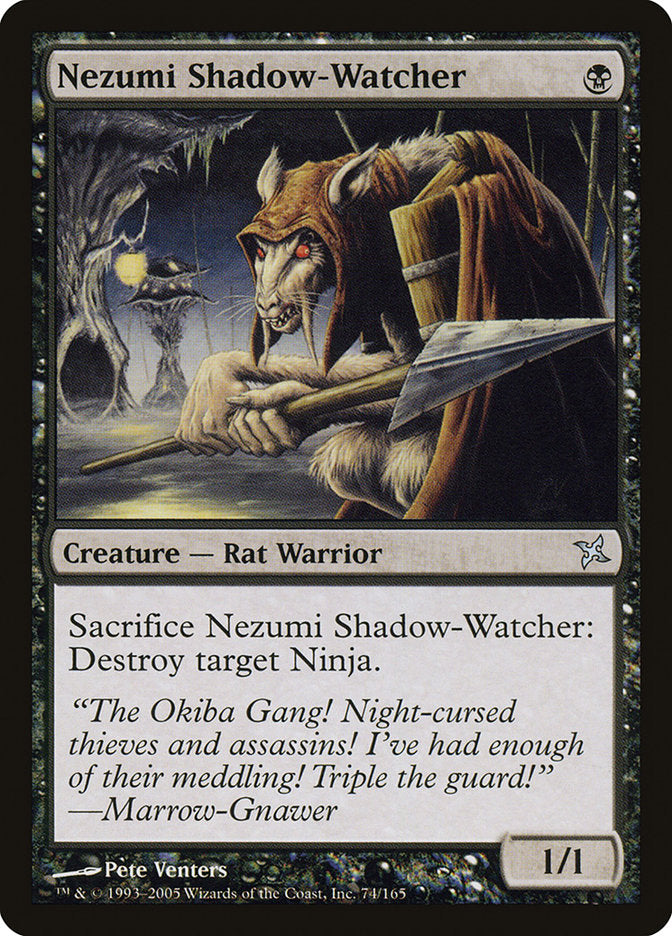 Nezumi Shadow-Watcher [Betrayers of Kamigawa] | Yard's Games Ltd