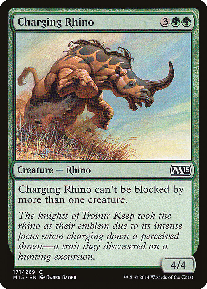 Charging Rhino [Magic 2015] | Yard's Games Ltd