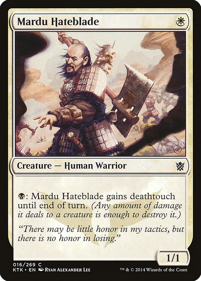 Mardu Hateblade [Khans of Tarkir] | Yard's Games Ltd