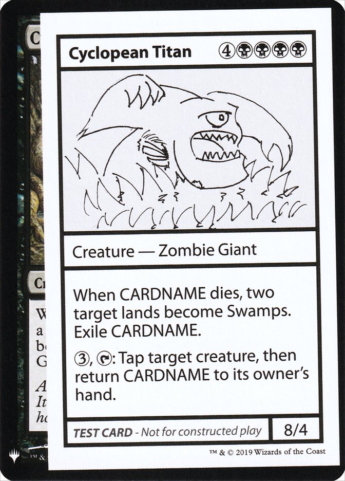 Cyclopean Titan [Mystery Booster Playtest Cards] | Yard's Games Ltd