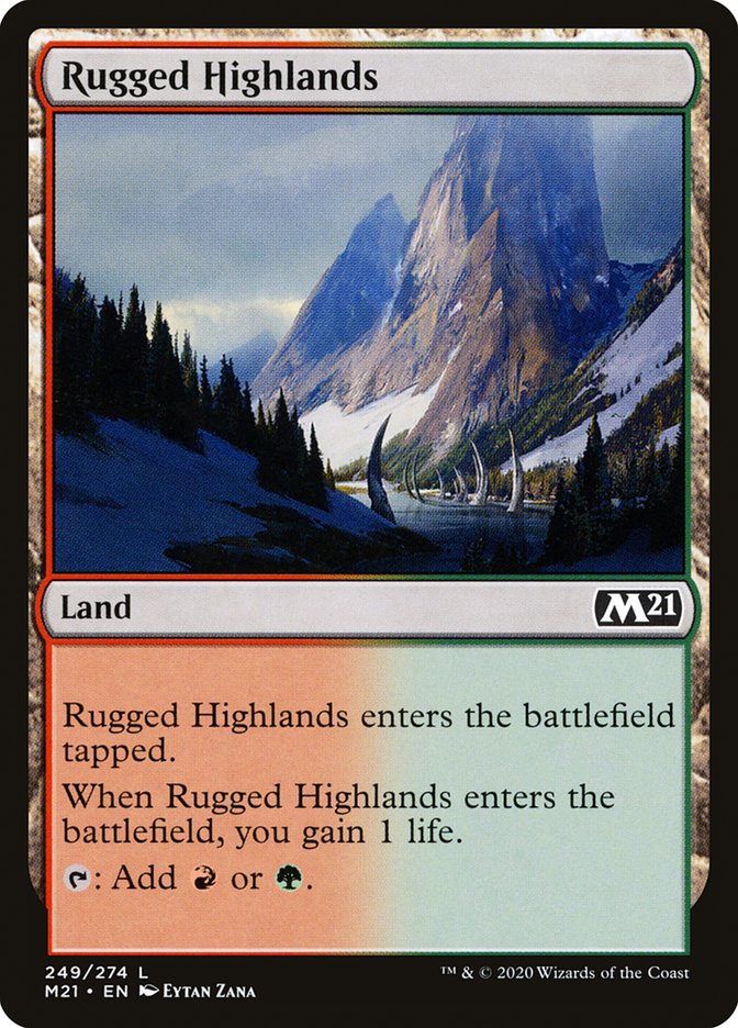 Rugged Highlands [Core Set 2021] | Yard's Games Ltd