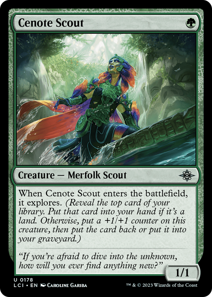 Cenote Scout [The Lost Caverns of Ixalan] | Yard's Games Ltd
