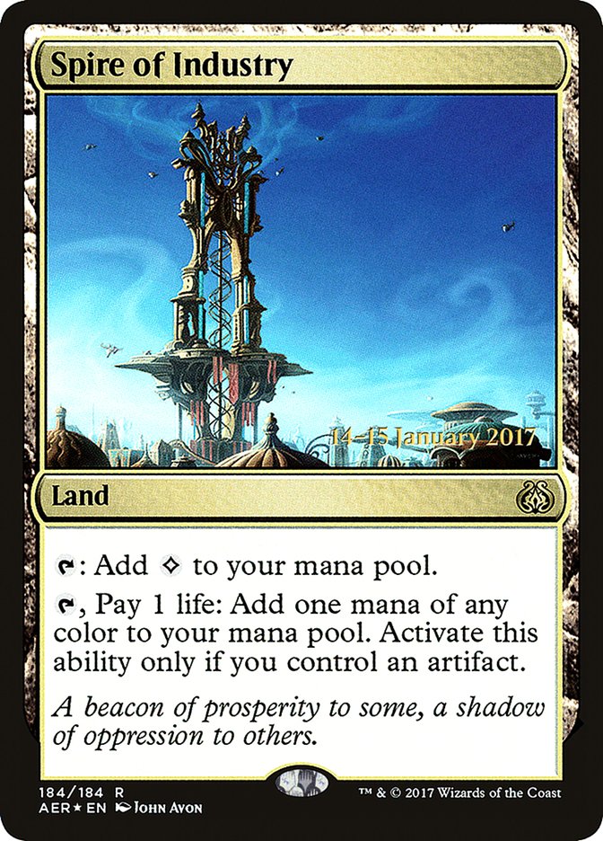 Spire of Industry [Aether Revolt Prerelease Promos] | Yard's Games Ltd