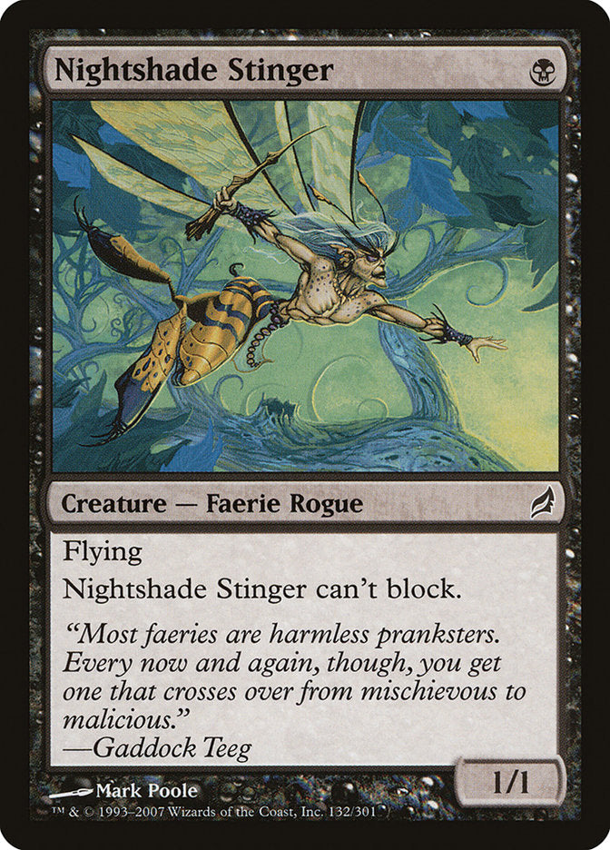 Nightshade Stinger [Lorwyn] | Yard's Games Ltd