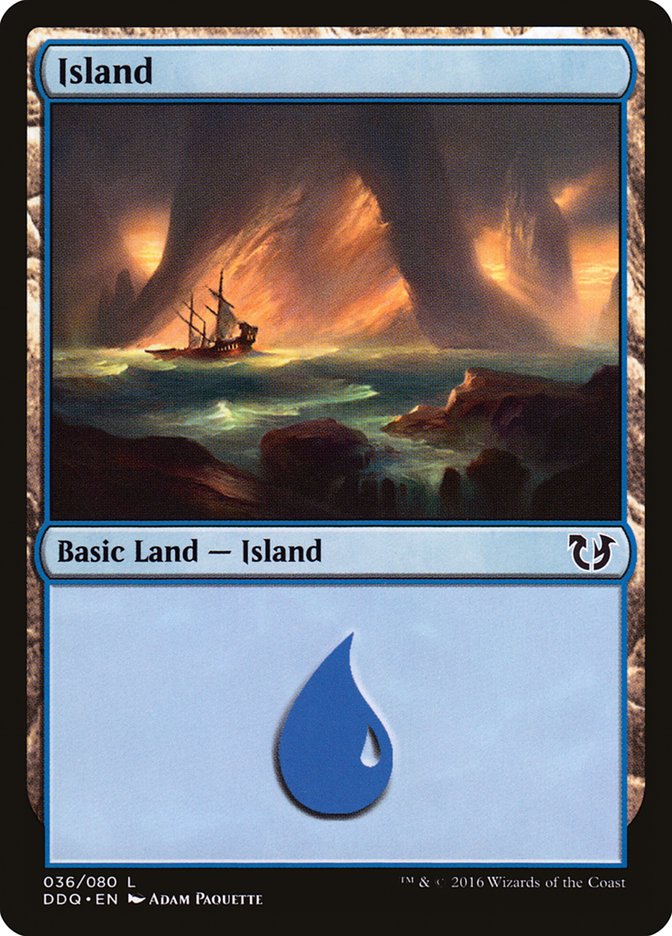 Island (36) [Duel Decks: Blessed vs. Cursed] | Yard's Games Ltd