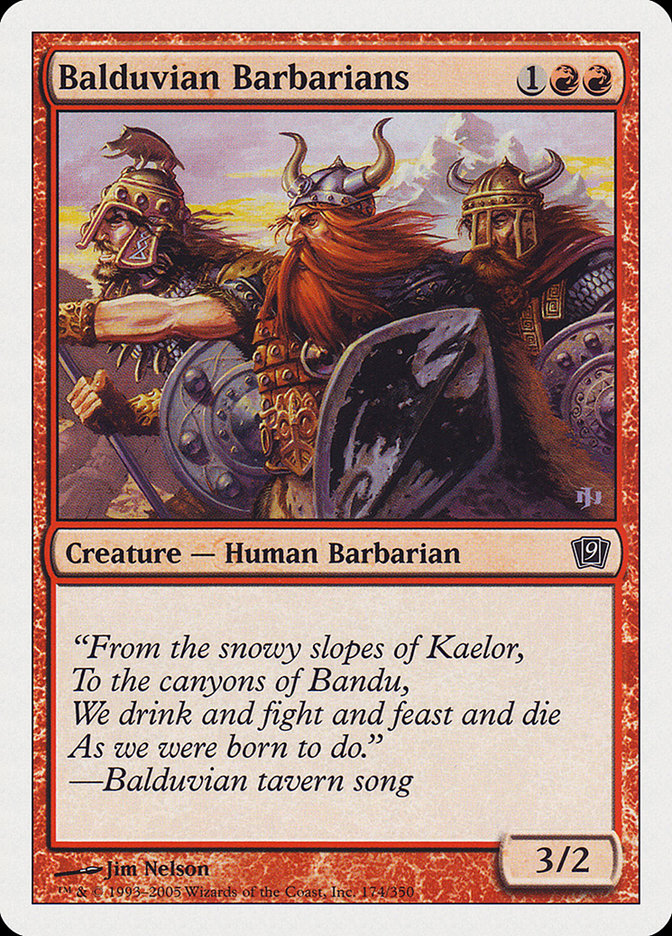 Balduvian Barbarians [Ninth Edition] | Yard's Games Ltd