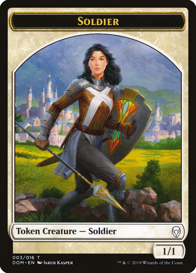 Soldier Token [Dominaria Tokens] | Yard's Games Ltd