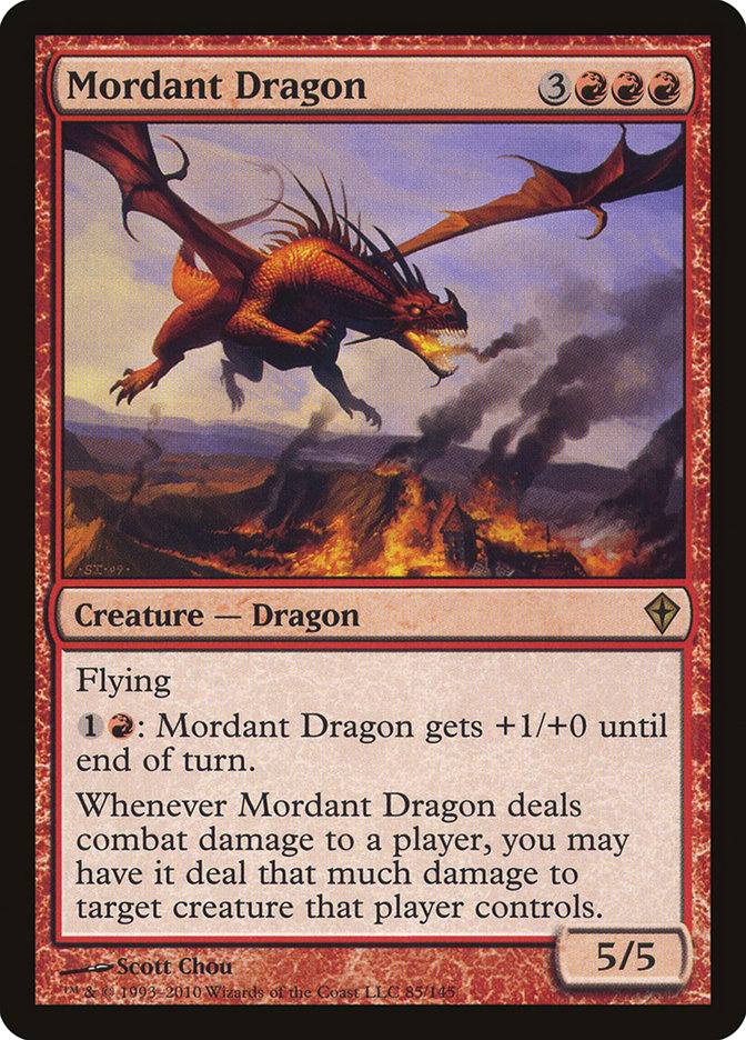 Mordant Dragon [Worldwake] | Yard's Games Ltd