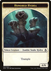 Honored Hydra // Warrior Double-Sided Token [Amonkhet Tokens] | Yard's Games Ltd