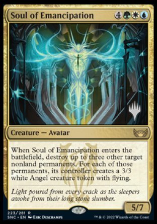 Soul of Emancipation (Promo Pack) [Streets of New Capenna Promos] | Yard's Games Ltd