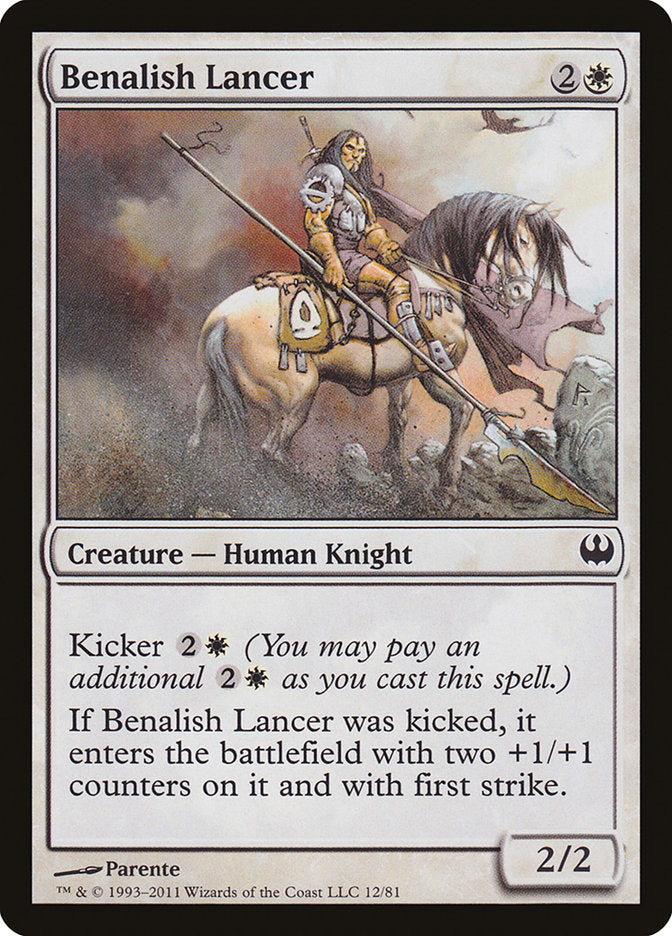 Benalish Lancer [Duel Decks: Knights vs. Dragons] | Yard's Games Ltd