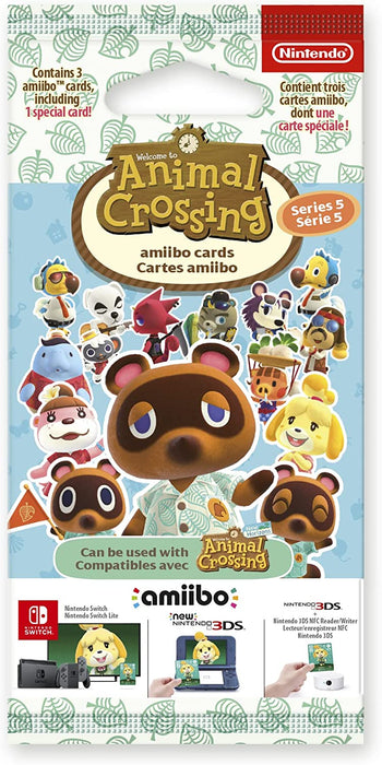 Animal Crossing Amiibo Cards Series 5 - One Booster Pack