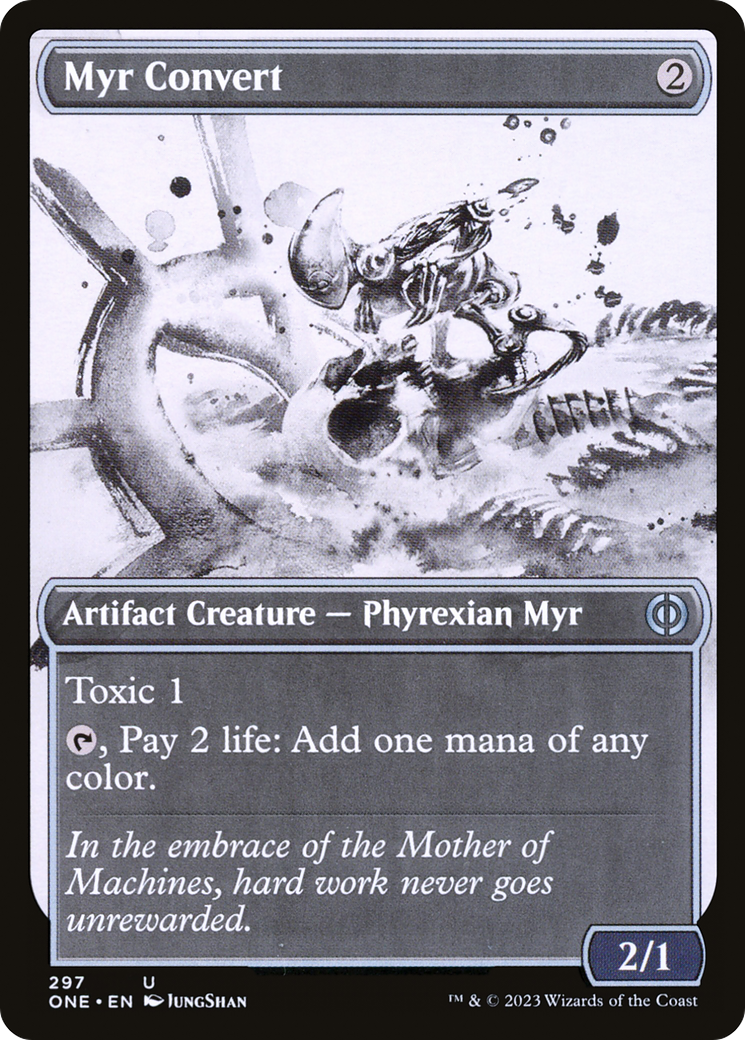 Myr Convert (Showcase Ichor) [Phyrexia: All Will Be One] | Yard's Games Ltd