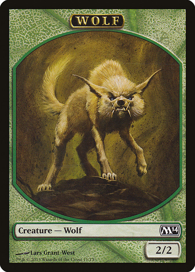 Wolf Token [Magic 2014 Tokens] | Yard's Games Ltd
