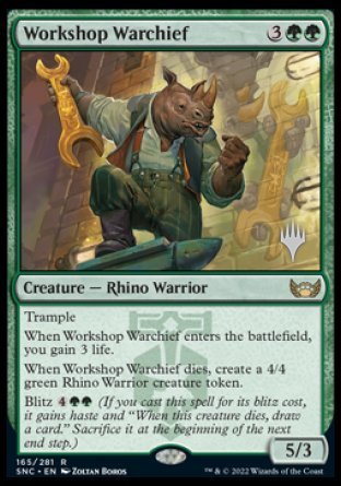 Workshop Warchief (Promo Pack) [Streets of New Capenna Promos] | Yard's Games Ltd