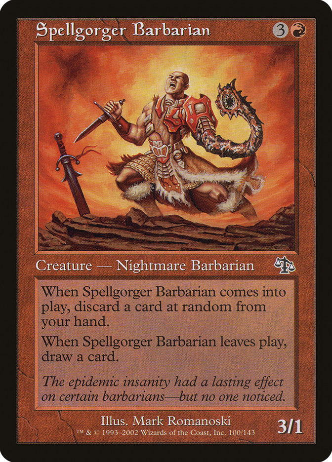 Spellgorger Barbarian [Judgment] | Yard's Games Ltd