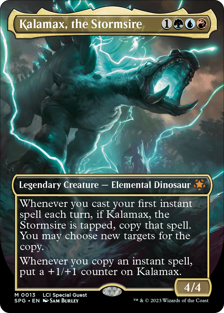 Kalamax, the Stormsire (Borderless) [The Lost Caverns of Ixalan Special Guests] | Yard's Games Ltd