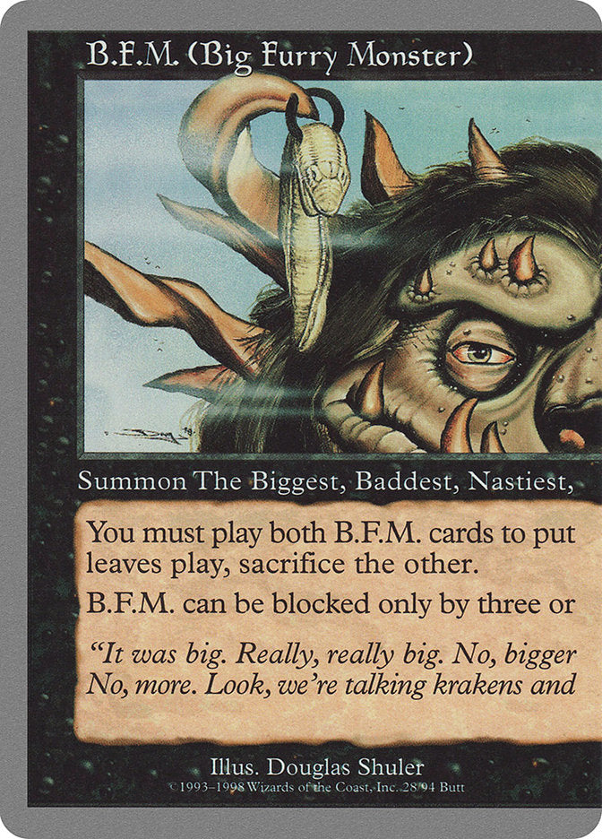 B.F.M. (Big Furry Monster) (28/94) [Unglued] | Yard's Games Ltd