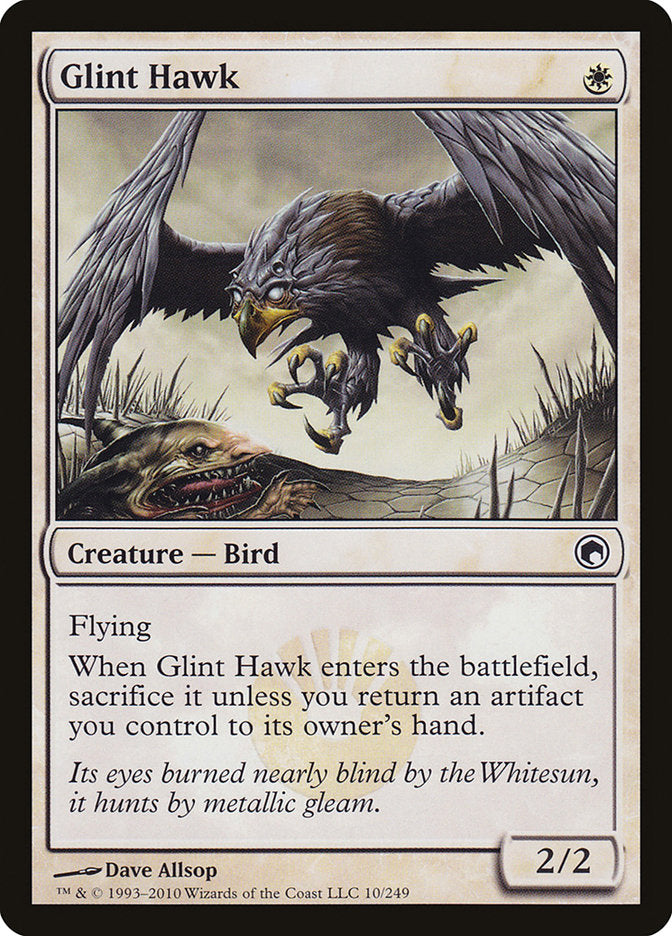 Glint Hawk [Scars of Mirrodin] | Yard's Games Ltd