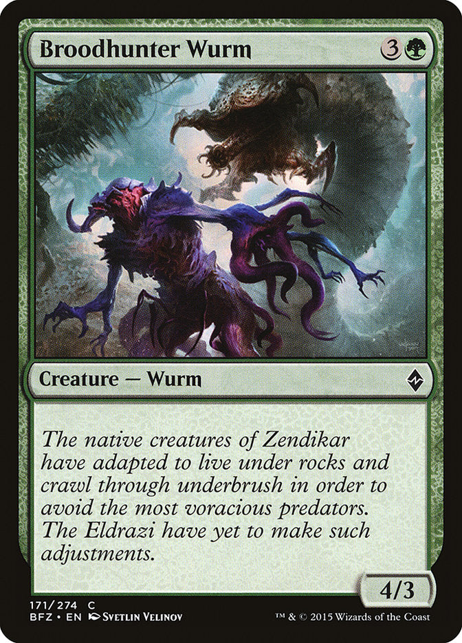 Broodhunter Wurm [Battle for Zendikar] | Yard's Games Ltd