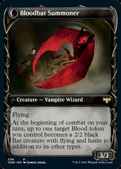 Voldaren Bloodcaster // Bloodbat Summoner (Showcase Fang Frame) [Innistrad: Crimson Vow] | Yard's Games Ltd