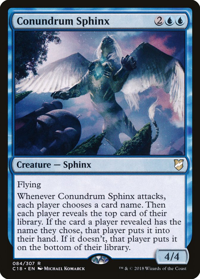 Conundrum Sphinx [Commander 2018] | Yard's Games Ltd
