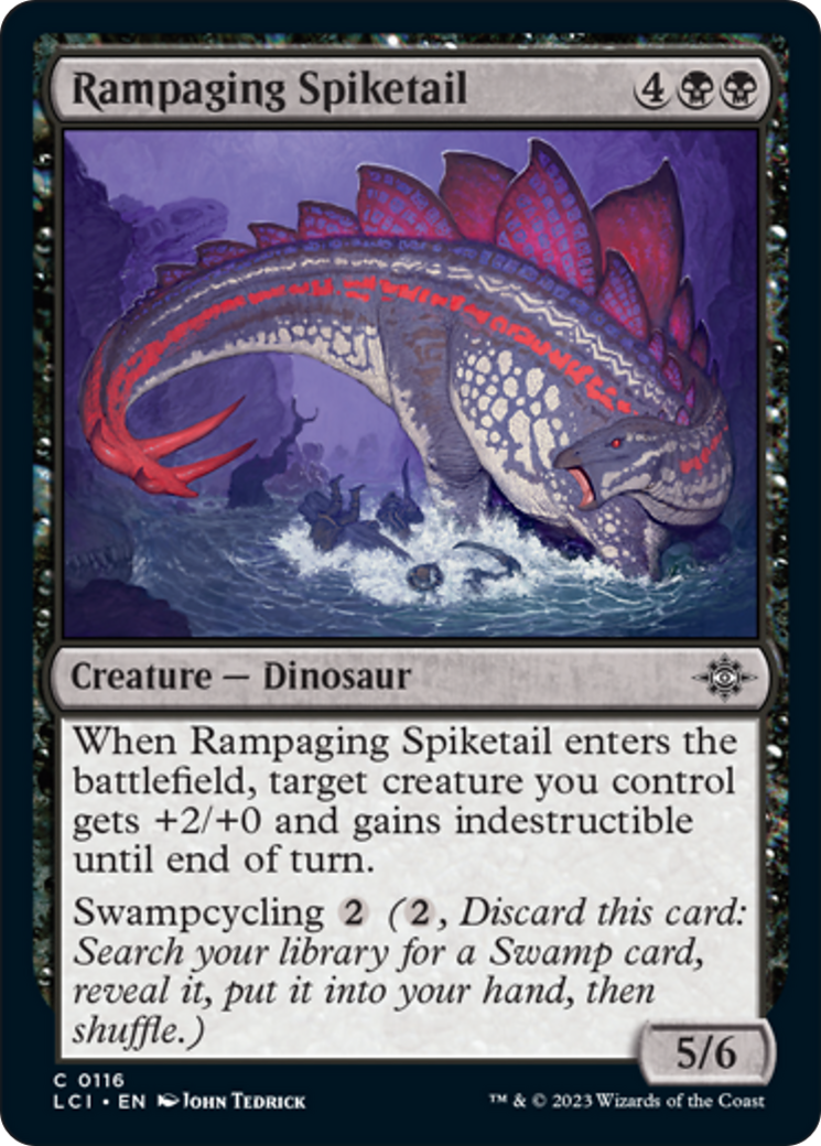Rampaging Spiketail [The Lost Caverns of Ixalan] | Yard's Games Ltd