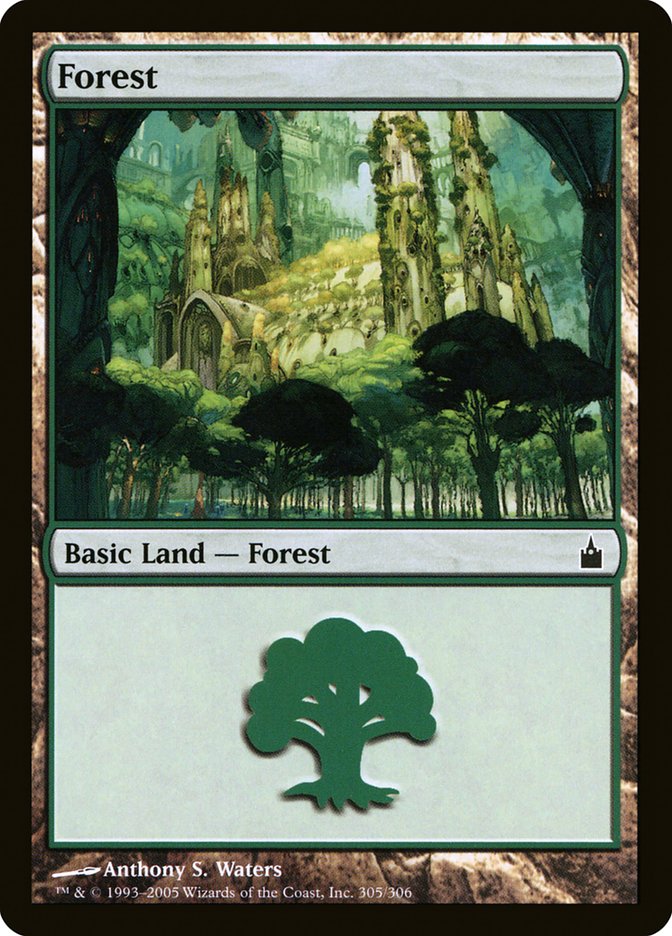 Forest (305) [Ravnica: City of Guilds] | Yard's Games Ltd