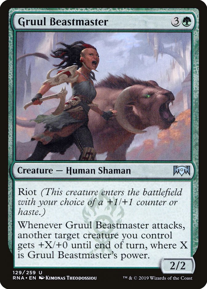 Gruul Beastmaster [Ravnica Allegiance] | Yard's Games Ltd