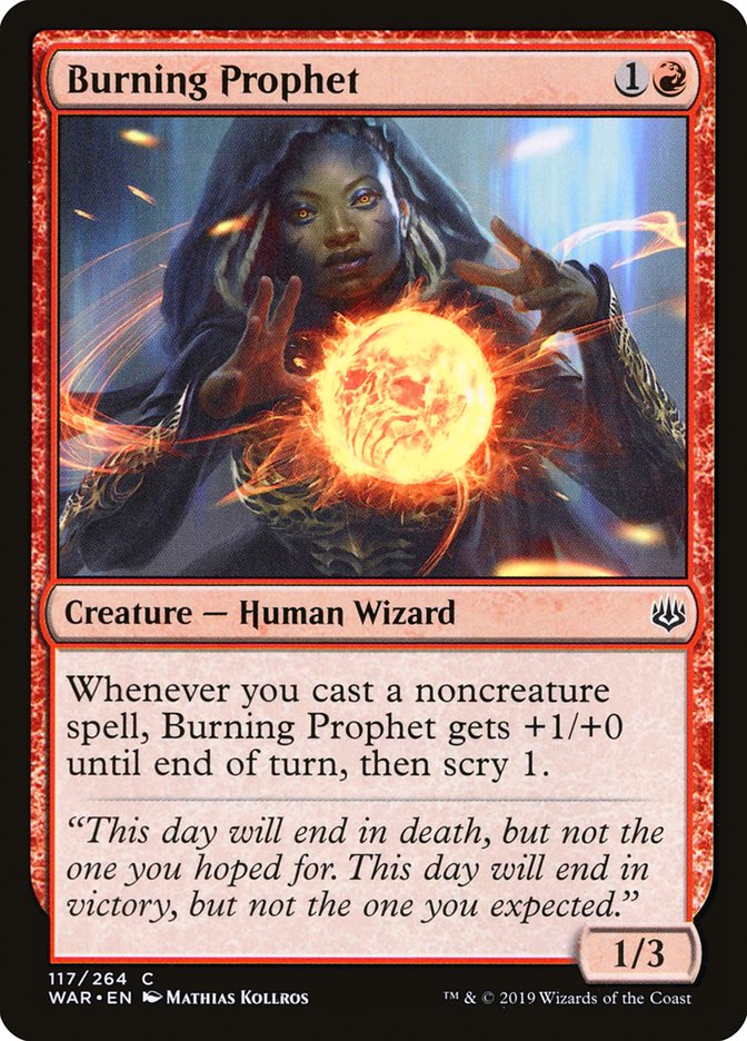 Burning Prophet [War of the Spark] | Yard's Games Ltd