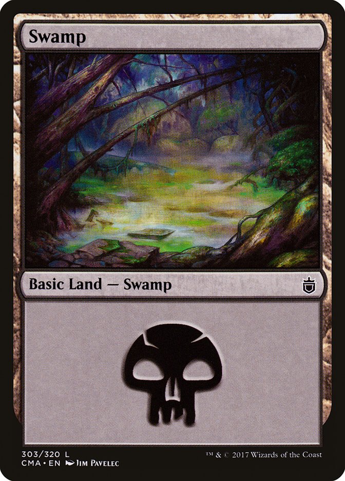 Swamp (303) [Commander Anthology] | Yard's Games Ltd