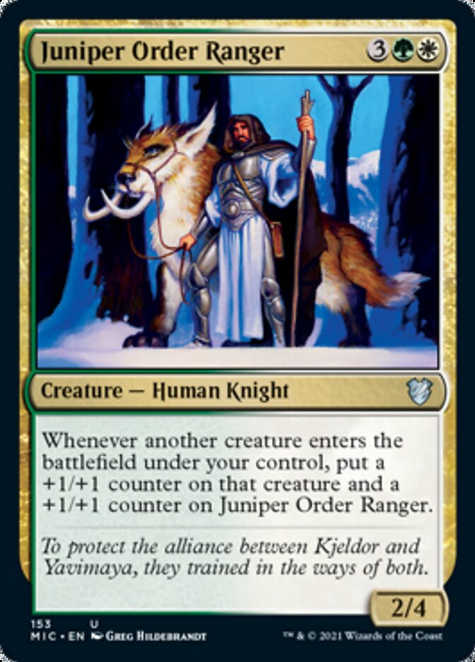 Juniper Order Ranger [Innistrad: Midnight Hunt Commander] | Yard's Games Ltd