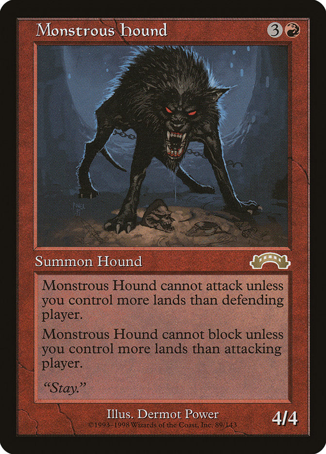 Monstrous Hound [Exodus] | Yard's Games Ltd