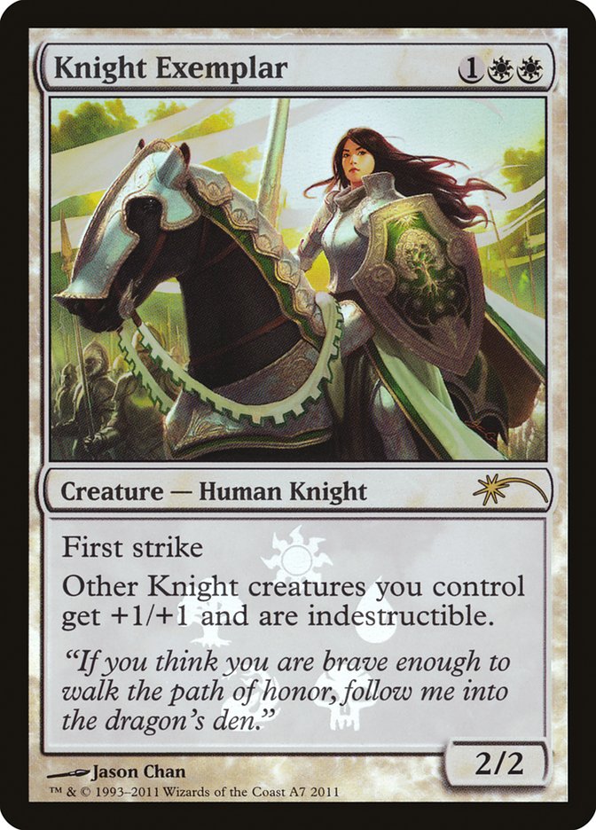Knight Exemplar [Resale Promos] | Yard's Games Ltd