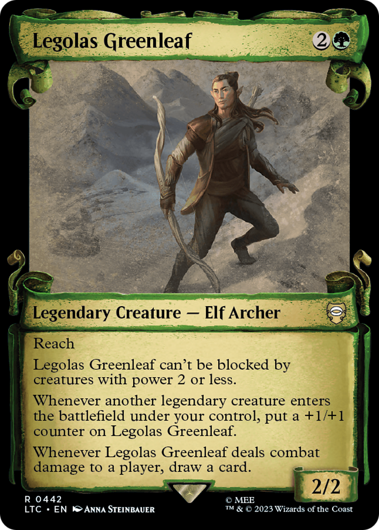 Legolas Greenleaf [The Lord of the Rings: Tales of Middle-Earth Commander Showcase Scrolls] | Yard's Games Ltd