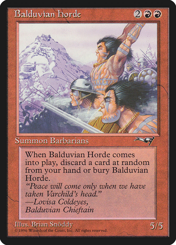 Balduvian Horde [Alliances] | Yard's Games Ltd