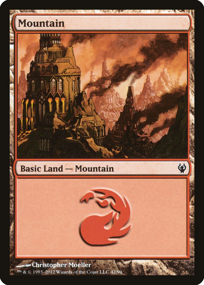 Mountain (42) [Duel Decks: Izzet vs. Golgari] | Yard's Games Ltd