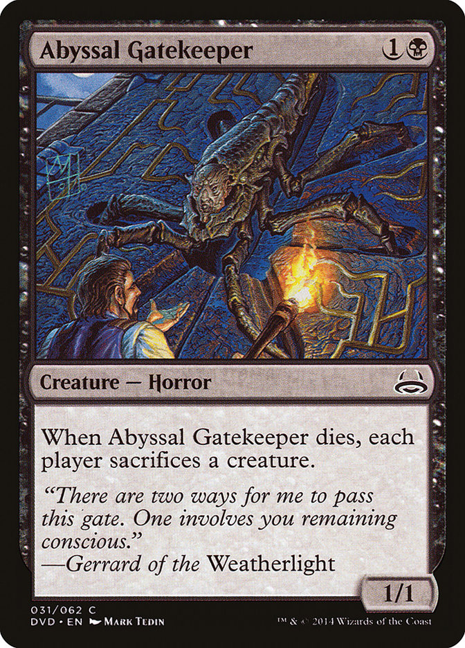 Abyssal Gatekeeper (Divine vs. Demonic) [Duel Decks Anthology] | Yard's Games Ltd