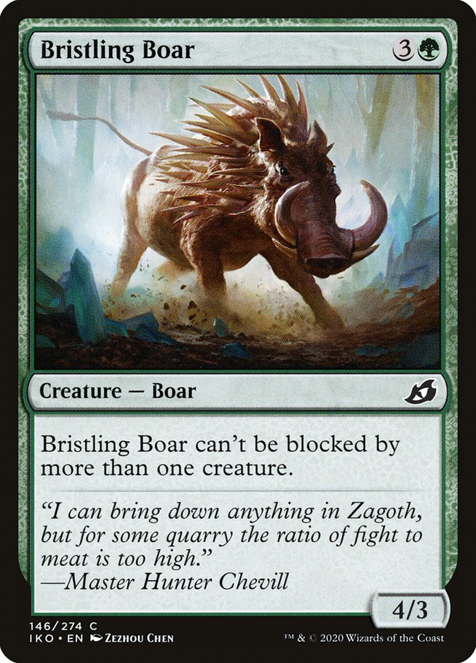 Bristling Boar [Ikoria: Lair of Behemoths] | Yard's Games Ltd