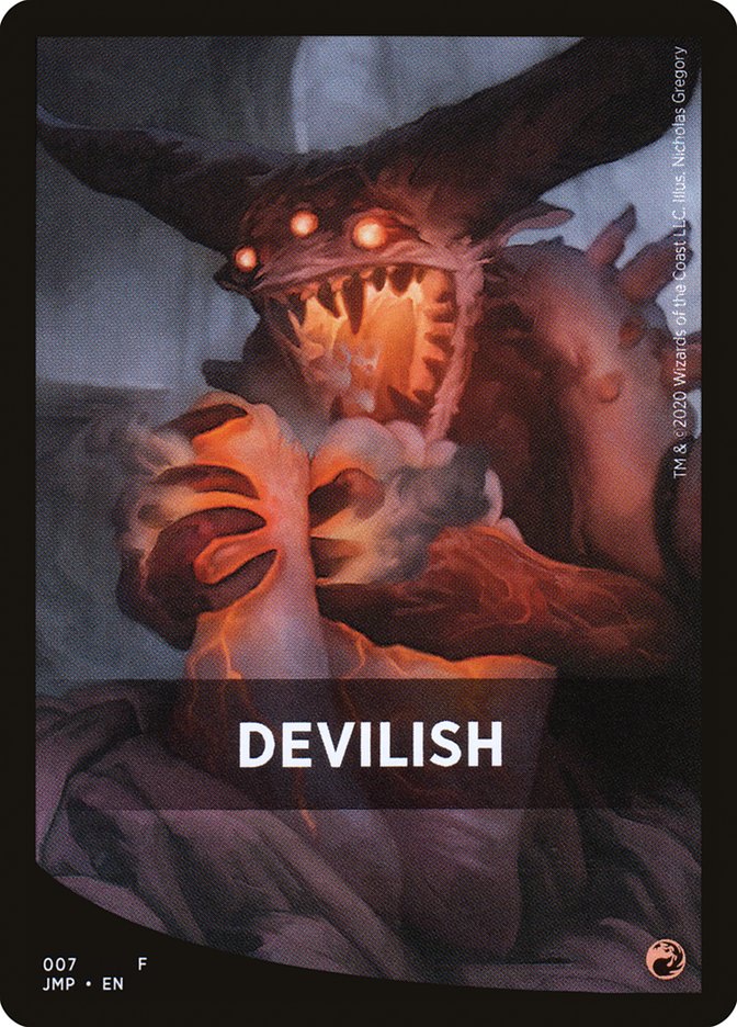 Devilish Theme Card [Jumpstart Front Cards] | Yard's Games Ltd
